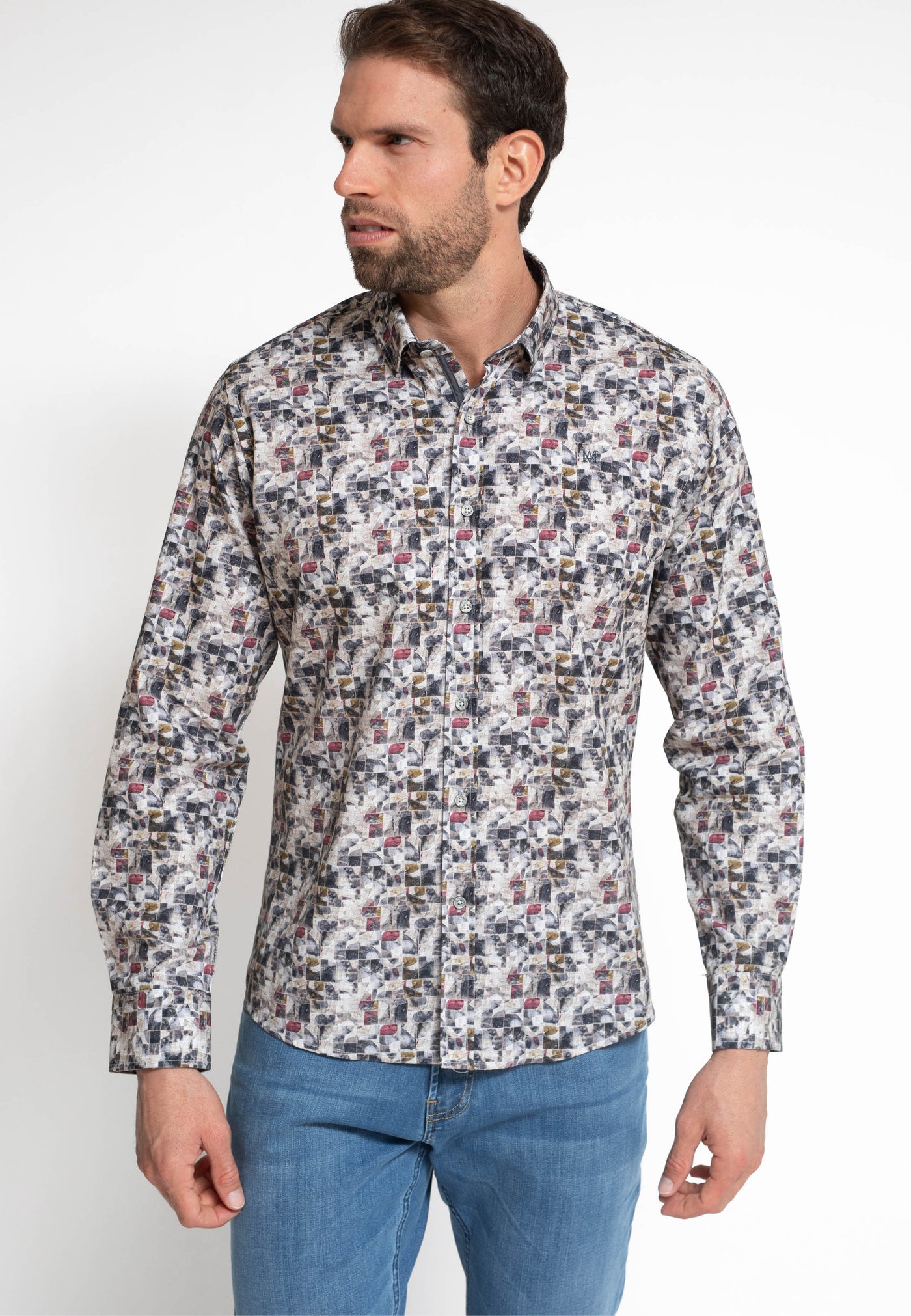 Camisa Estampada Art