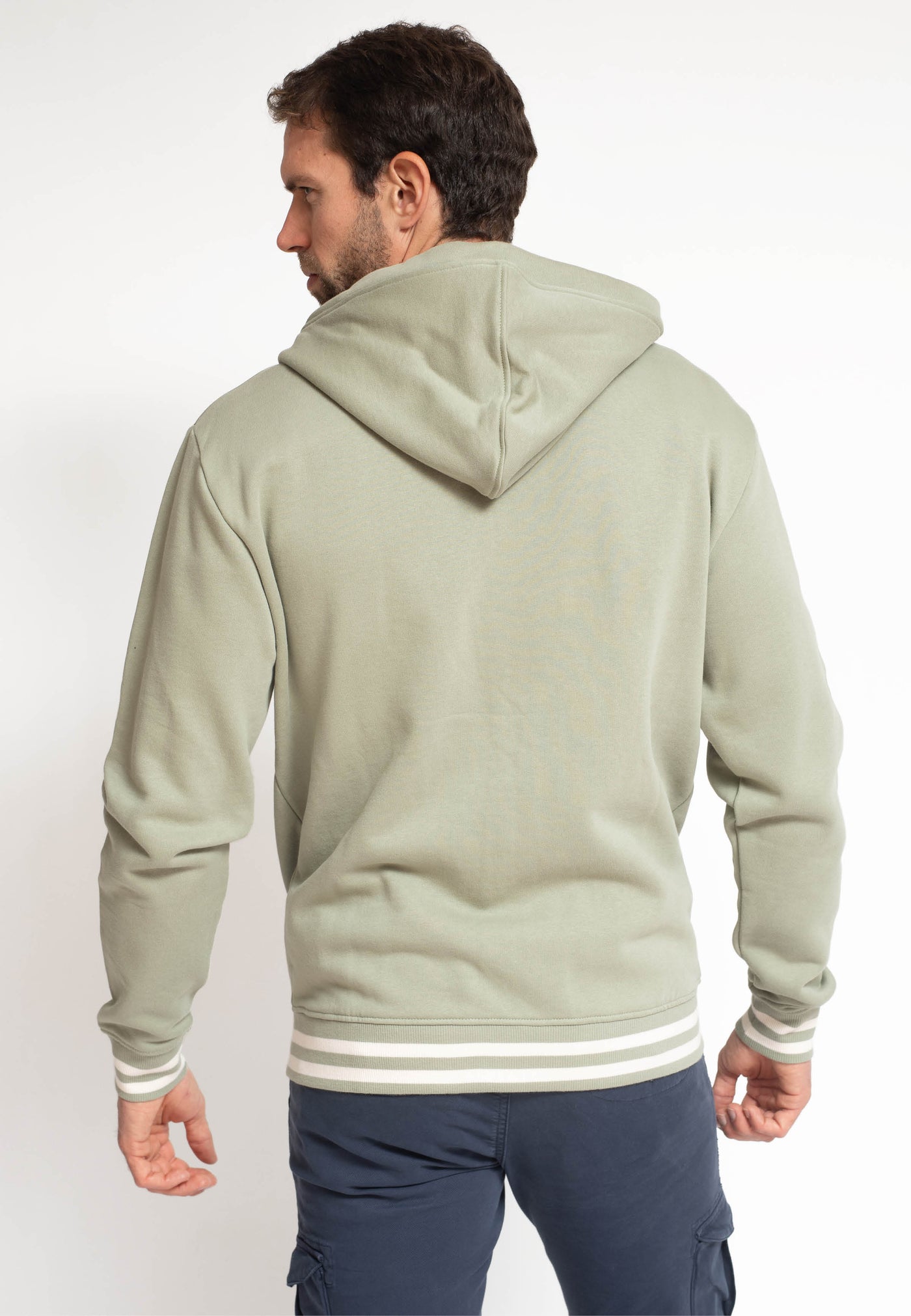 Sudadera Capucha Abierta Cremallera